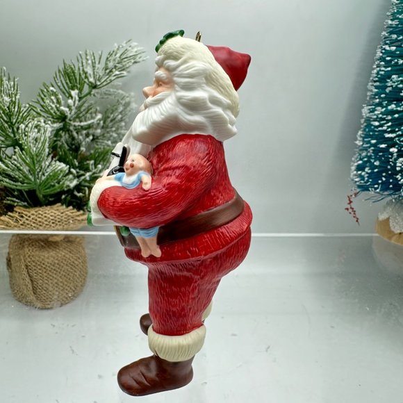 Hallmark Jolly St Nick Ornament Santa Hand Painted Figurine Special Edition - Picture 7 of 12